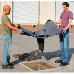 UltraTech - 4' Long x 3' Wide, Nonwoven Polypropylene Geotextile/PVC Drain Guard - Black, Use for Stormwater/Construction Compliance - Americas Tooling