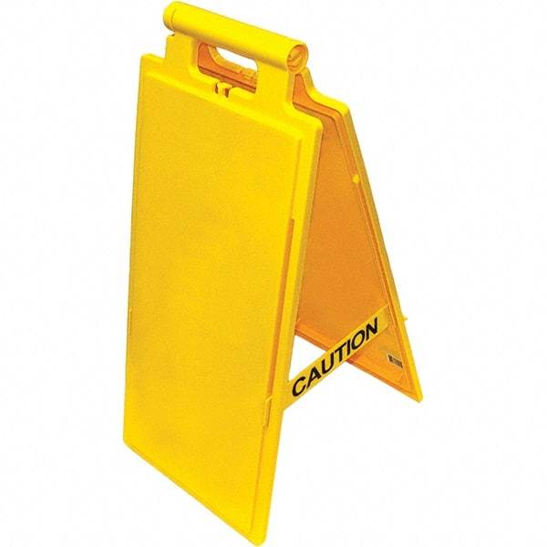 PRO-SAFE - Cone & A Frame Floor Signs Shape: A-Frame Type: Restroom, Janitorial & Housekeeping - Americas Tooling