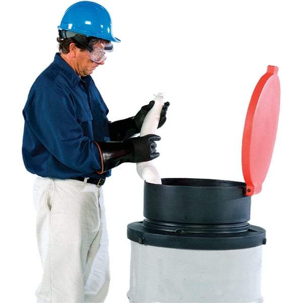 UltraTech - 11" High x 24-1/2" Diam, Polyethylene, Open Head Funnel - 5 Gal Drum/Pail Capacity - Americas Tooling