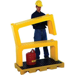 UltraTech - 4' Long x 1.2' Wide x 24" High, Spill Containment Stacking Shelf - Compatible with Spill Pallets & Decks - Americas Tooling