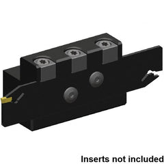 Kennametal - Tool Block Style EVTZN, 26mm Blade Height, 78mm OAL, 49mm OAH, Indexable Cutoff Blade Tool Block - 20mm Shank Height, 20mm Shank Width, Through Coolant, Series Beyond Evolution - Americas Tooling