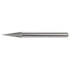 1/8″ × 3″ Electroplated Diamond Hone-150 Grit; 6 Degree Included Angle - Americas Tooling