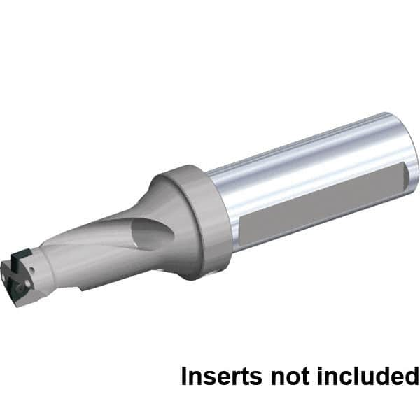 Kennametal - 1-7/8" Max Drill Depth, 2xD, 19/32" Diam, Indexable Insert Drill - 2 Inserts, 3/4" Shank Diam, Flange Shank - Americas Tooling