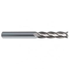 3/4 Dia. x 6 Overall Length 4-Flute Square End Solid Carbide SE End Mill-Round Shank-Center Cut-Uncoated - Americas Tooling