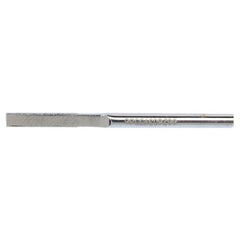 0.030″ × 1/8″ Electroplated Diamond File Flat 100 Grit 5/8″ Diamond - Americas Tooling