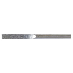 0.079″ × 0.040″ Electroplated Diamond File Round 100 Grit 5/8″ Diamond - Americas Tooling