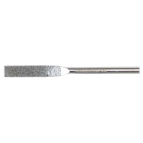 0.157″ × 0.040″ Electroplated Diamond File Flat 100 Grit 5/8″ Diamond - Americas Tooling