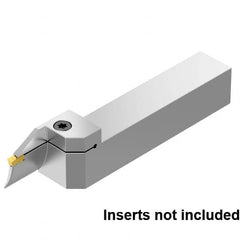 Kennametal - External Thread, 26mm Max Cut of Depth, 4mm Min Groove Width, 6" OAL, Left Hand Indexable Grooving Cutoff Toolholder - 1" Shank Height x 1" Shank Width, EG0400M04P04 Insert Style, EVSB Toolholder Style, Series Beyond Evolution - Americas Tooling