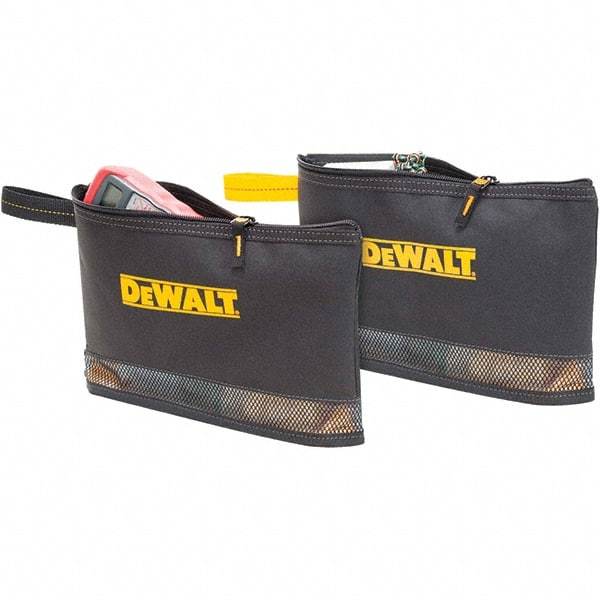 CLC - 6 Pocket Black & Yellow Polyester Tool Bag - 23-3/4" Wide x 9" Deep x 15" High - Americas Tooling