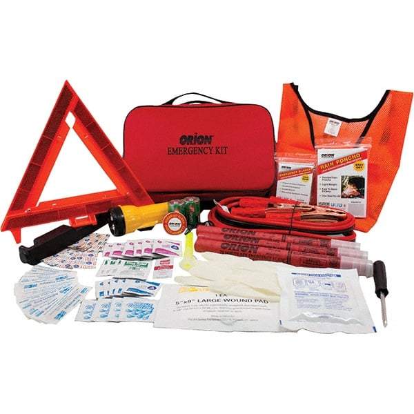 PRO-SAFE - Highway Safety Kits Type: Emergency Roadside Kit Number of Pieces: 79 - Americas Tooling