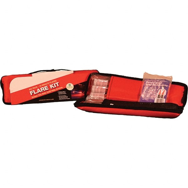 PRO-SAFE - Highway Safety Kits Type: Emergency Roadside Kit Number of Pieces: 6 - Americas Tooling