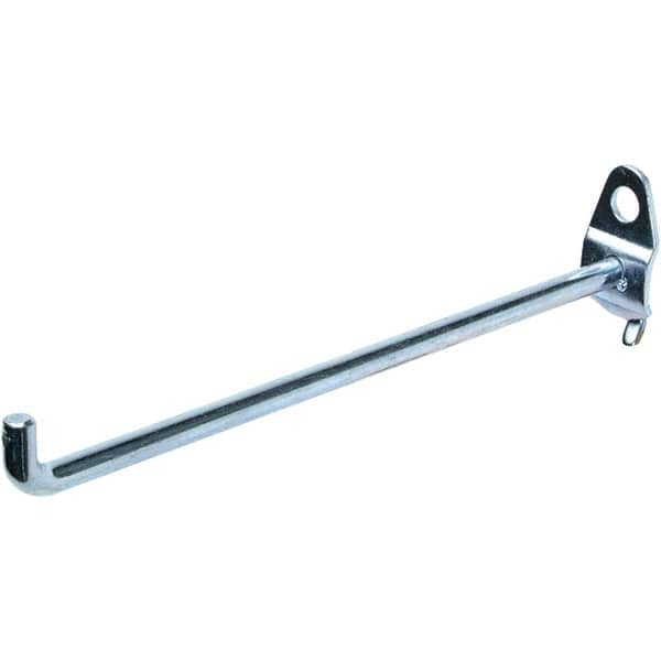 NMC - 6" Long Pegboard Hook - 6" Projection, 90° Bend, Steel - Americas Tooling