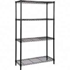 Quantum Storage - 4 Shelf Wire Shelving - Starter Unit - 18" Wide x 48" Deep x 86" High, - Americas Tooling