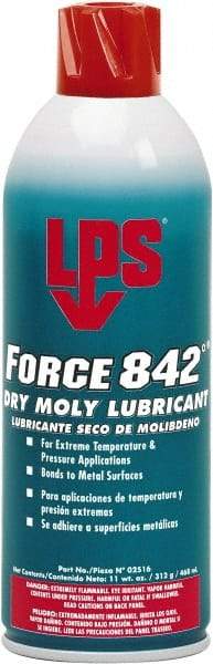 LPS - 11 oz Aerosol Dry Film with Moly Lubricant - Dark Gray, 0°F to 842°F - Americas Tooling