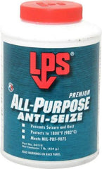 LPS - 1 Lb Can General Purpose Anti-Seize Lubricant - Molybdenum Disulfide, -65 to 1,800°F, Blue/Gray, Water Resistant - Americas Tooling