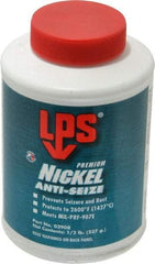 LPS - 0.5 Lb Can Extreme Temperature Anti-Seize Lubricant - Nickel, -65 to 2,600°F, Silver Gray, Water Resistant - Americas Tooling