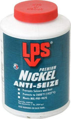 LPS - 1 Lb Can Extreme Temperature Anti-Seize Lubricant - Nickel, -65 to 2,600°F, Silver Gray, Water Resistant - Americas Tooling