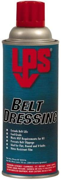 LPS - 10 Ounce Container Clear Aerosol, Belt and Conveyor Dressing - Food Grade, 352°F Max - Americas Tooling