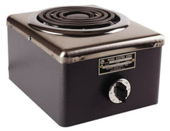 WAAGE - 10" Long x 8 Wide x 7" High, 230 Volt Hot Plate - 1 Burner, 1500 Watt, 7 Amps - Americas Tooling