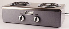 WAAGE - 20" Long x 10 Wide x 7" High, 230 Volt Hot Plate - 2 Burner, 1600 Watt, 7 Amps - Americas Tooling