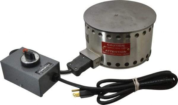 WAAGE - 5" High, 115 Volt Hot Plate - 100 to 1000°F, 1 Burner, 1250 Watt, 8" Diam, 11 Amps - Americas Tooling