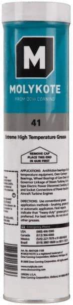 Dow Corning - 14.1 oz Cartridge Lithium High Temperature Grease - Black, High Temperature, 550°F Max Temp, NLGIG 2, - Americas Tooling