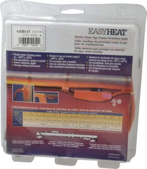 EasyHeat - 15' Long, Preassembled, Fixed Length, Fixed Wattage, Protection Heat Cable - 120 Input Volts, 105 Watts - Americas Tooling