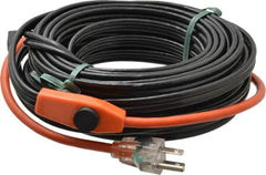 EasyHeat - 40' Long, Preassembled, Fixed Length, Fixed Wattage, Protection Heat Cable - 120 Input Volts, 280 Watts - Americas Tooling