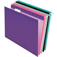 Pendaflex - 8-1/2 x 11", Letter Size, Assorted Colors, Hanging File Folder - 11 Point Stock, 1/5 Tab Cut Location - Americas Tooling