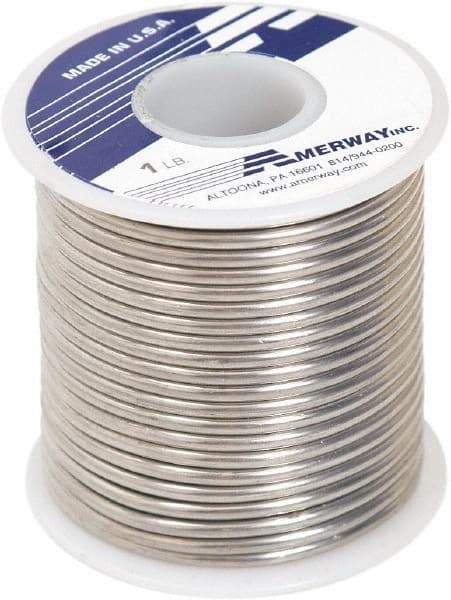 Made in USA - 1/16 Inch Diameter, 96SN/4CU, Lead Free Solder - 1 Lb., 16 Gauge - Exact Industrial Supply