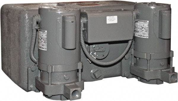 Hoffman Speciality - 14 Gallon Tank Capacity, 115 / 230 Volt, Duplex Condensate Pump, Condensate System - 18 GPM, 1080 GPM at 1 Ft. of Head, 3/4 NPT Outlet Size - Americas Tooling