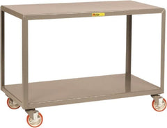 Little Giant - Mobile Table - Steel, Gray, 48" Long x 30" Deep x 34" High - Americas Tooling
