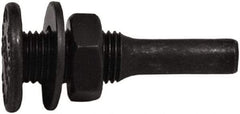 Tanis - 1/2" Arbor Hole to 1/4" Shank Diam Drive Arbor - For 3" Small Diam Wheel Brushes - Americas Tooling