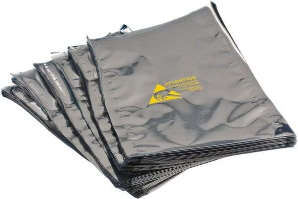 Value Collection - 10" Long x 6" Wide, 3 mil Thick, Clear Metalized Static Shield Bag - Metal-In - Americas Tooling