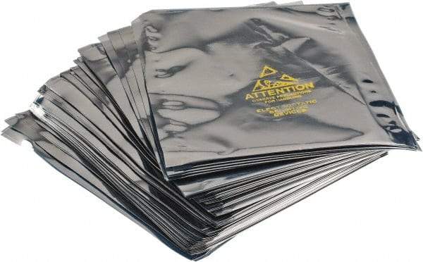 Value Collection - 8" Long x 6" Wide, 3 mil Thick, Clear Metalized Static Shield Bag - Metal-In - Americas Tooling