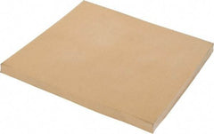 Made in USA - 12" Long, 12" Wide, Natural Gum Rubber Foam Sheet - 35 to 45 Durometer, Tan, -20 to 140°F, 3,000 psi Tensile Strength, Stock Length - Americas Tooling