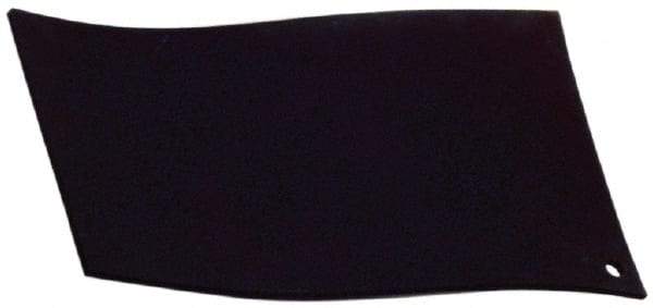 Made in USA - 24" Long, 12" Wide, 1/2" Thick, Neoprene Rubber Foam Sheet - 45 to 55 Durometer, Black, -20 to 170°F, 2,500 psi Tensile Strength, Adhesive Backing, Stock Length - Americas Tooling