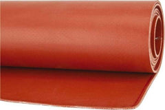 Made in USA - 36" Wide, Fiberglass-Reinforced Silicone Rubber Foam Sheet - 65 to 75 Durometer, Red, -65 to 400°F, Cut-to-Length - Americas Tooling