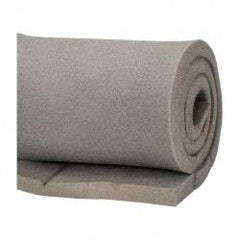 Made in USA - 54" Wide, Pyrell Polyurethane Foam Rubber Foam Sheet - Gray, -40 to 225°F, Plain Backing, Cut-to-Length - Americas Tooling