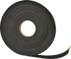 Made in USA - 50' x 3/4" x 1/8" Black Neoprene-Blend Spring Roll - Americas Tooling