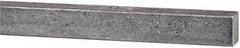 Made in USA - 12" Long x 1/2" High x 1/2" Wide, Over/Undersized Key Stock - 1090/1095 Steel - Americas Tooling