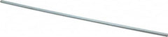 Made in USA - 12" Long, Zinc-Plated Step Key Stock for Shafts - C1018 Steel - Americas Tooling