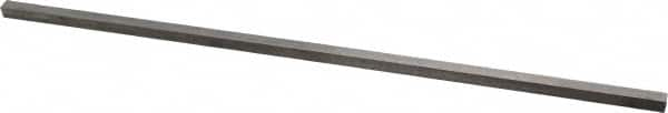 Made in USA - 12" Long x 1/4" High x 1/4" Wide, Undersized Key Stock - 18-8 Stainless Steel - Americas Tooling