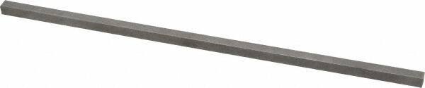 Made in USA - 12" Long x 5/16" High x 5/16" Wide, Undersized Key Stock - 18-8 Stainless Steel - Americas Tooling