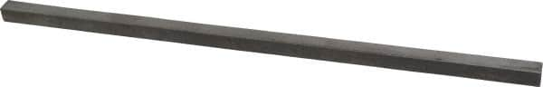 Made in USA - 12" Long x 3/8" High x 3/8" Wide, Undersized Key Stock - 18-8 Stainless Steel - Americas Tooling