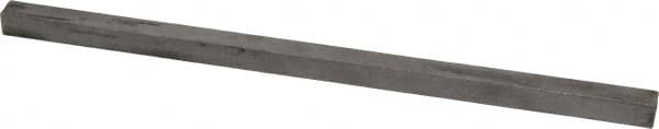 Made in USA - 12" Long x 1/2" High x 1/2" Wide, Undersized Key Stock - 18-8 Stainless Steel - Americas Tooling