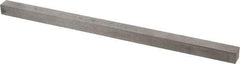 Made in USA - 12" Long x 9/16" High x 9/16" Wide, Undersized Key Stock - 18-8 Stainless Steel - Americas Tooling