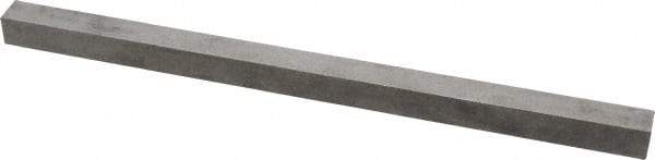 Made in USA - 12" Long x 5/8" High x 5/8" Wide, Undersized Key Stock - 18-8 Stainless Steel - Americas Tooling