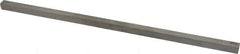 Made in USA - 12" Long x 3/8" High x 3/8" Wide, Undersized Key Stock - Type 316 Stainless Steel - Americas Tooling