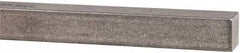 Made in USA - 12" Long x 1/2" High x 1/2" Wide, Undersized Key Stock - Type 316 Stainless Steel - Americas Tooling